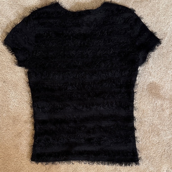 Versace Eyelash Short Sleeve Top - Picture 5 of 5